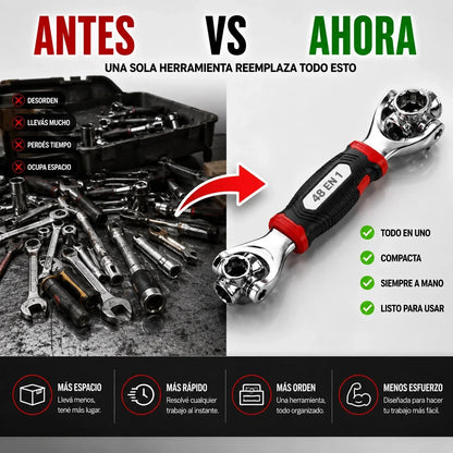 Llave Multifuncional 48 en 1 — La Herramienta que lo Hace Todo